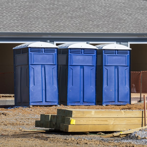 what is the maximum capacity for a single portable restroom in Fort Myer VA